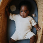 Mushie Extra Soft Bassinet Muslin Crib Sheet for Baby - 100 Percent Cotton Breathable Fabric - 