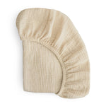 Mushie Extra Soft Bassinet Muslin Crib Sheet for Baby - 100 Percent Cotton Breathable Fabric - 