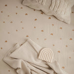 Mushie Extra Soft Bassinet Muslin Crib Sheet for Baby - 100 Percent Cotton Breathable Fabric - 