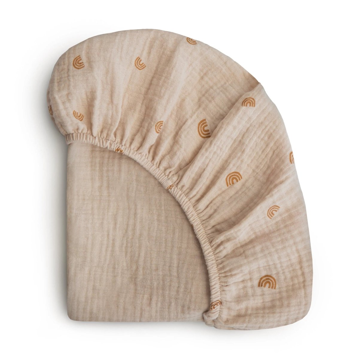 Mushie Extra Soft Bassinet Muslin Crib Sheet for Baby - 100 Percent Cotton Breathable Fabric - Everetts Place Boutique - 