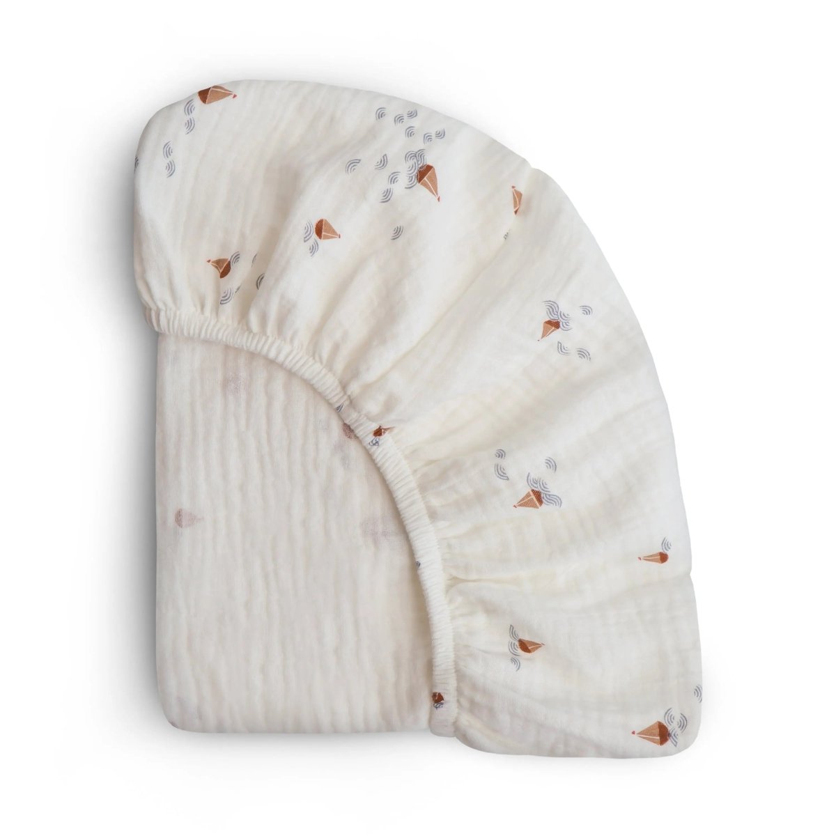 Mushie Extra Soft Bassinet Muslin Crib Sheet for Baby - 100 Percent Cotton Breathable Fabric - Everetts Place Boutique - 