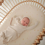 Mushie Extra Soft Bassinet Muslin Crib Sheet for Baby - 100 Percent Cotton Breathable Fabric - 