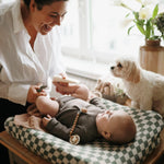 Mushie Extra Soft Muslin Changing Pad Cover 100 Percent Cotton Breathable and Cozy Design - Everetts Place Boutique - 