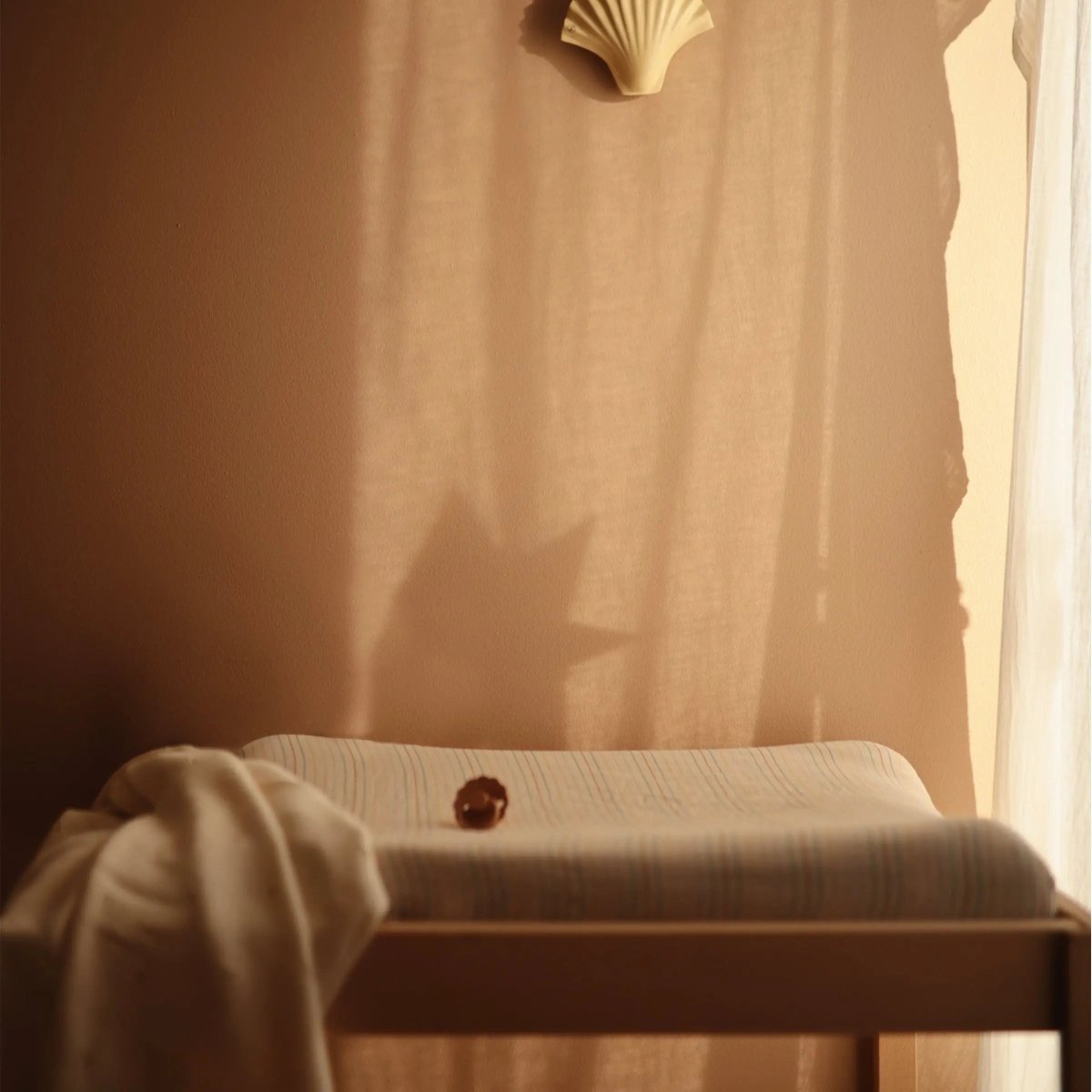 Mushie Extra Soft Muslin Changing Pad Cover 100 Percent Cotton Breathable and Cozy Design - Everetts Place Boutique - 