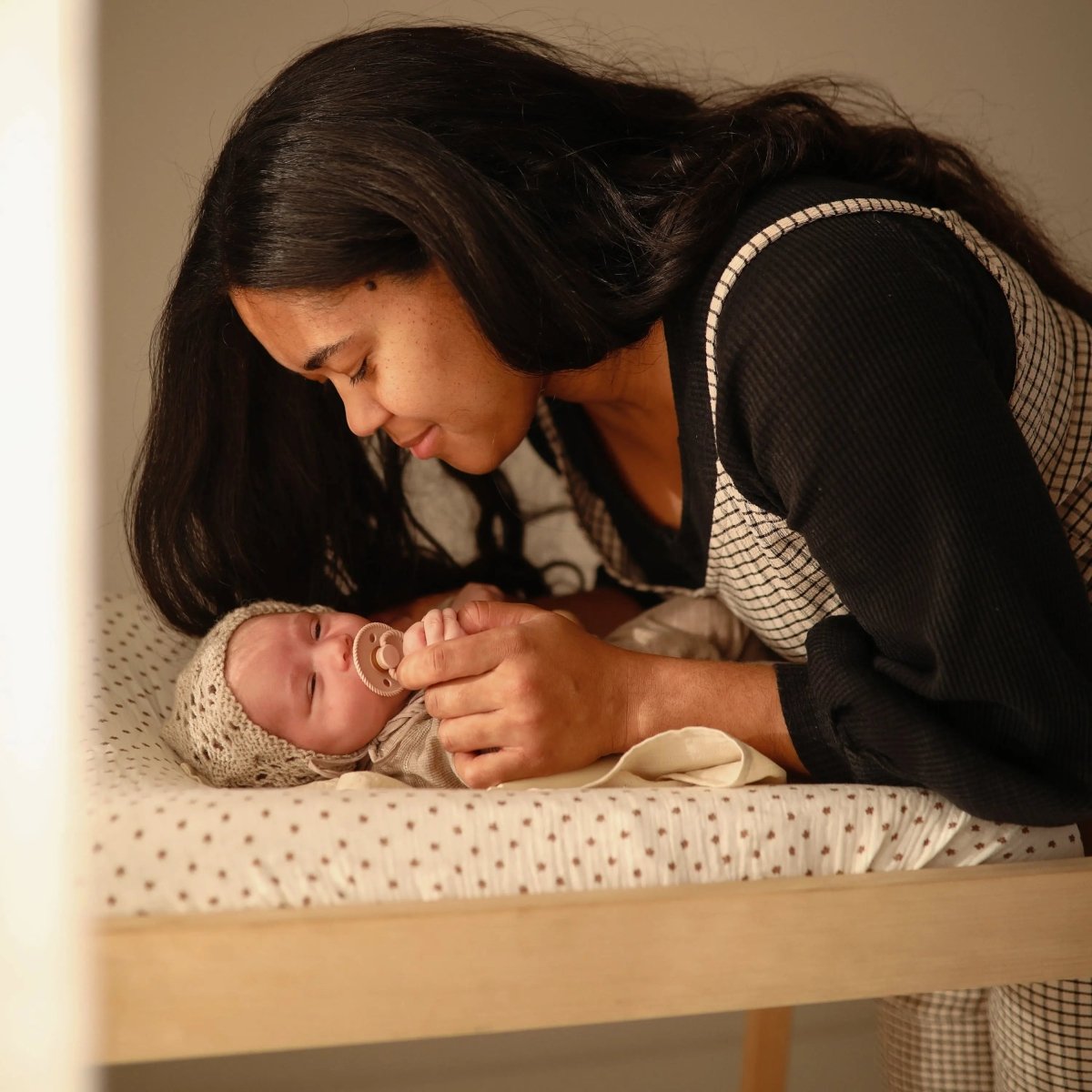 Mushie Extra Soft Muslin Changing Pad Cover 100 Percent Cotton Breathable and Cozy Design - Everetts Place Boutique - 