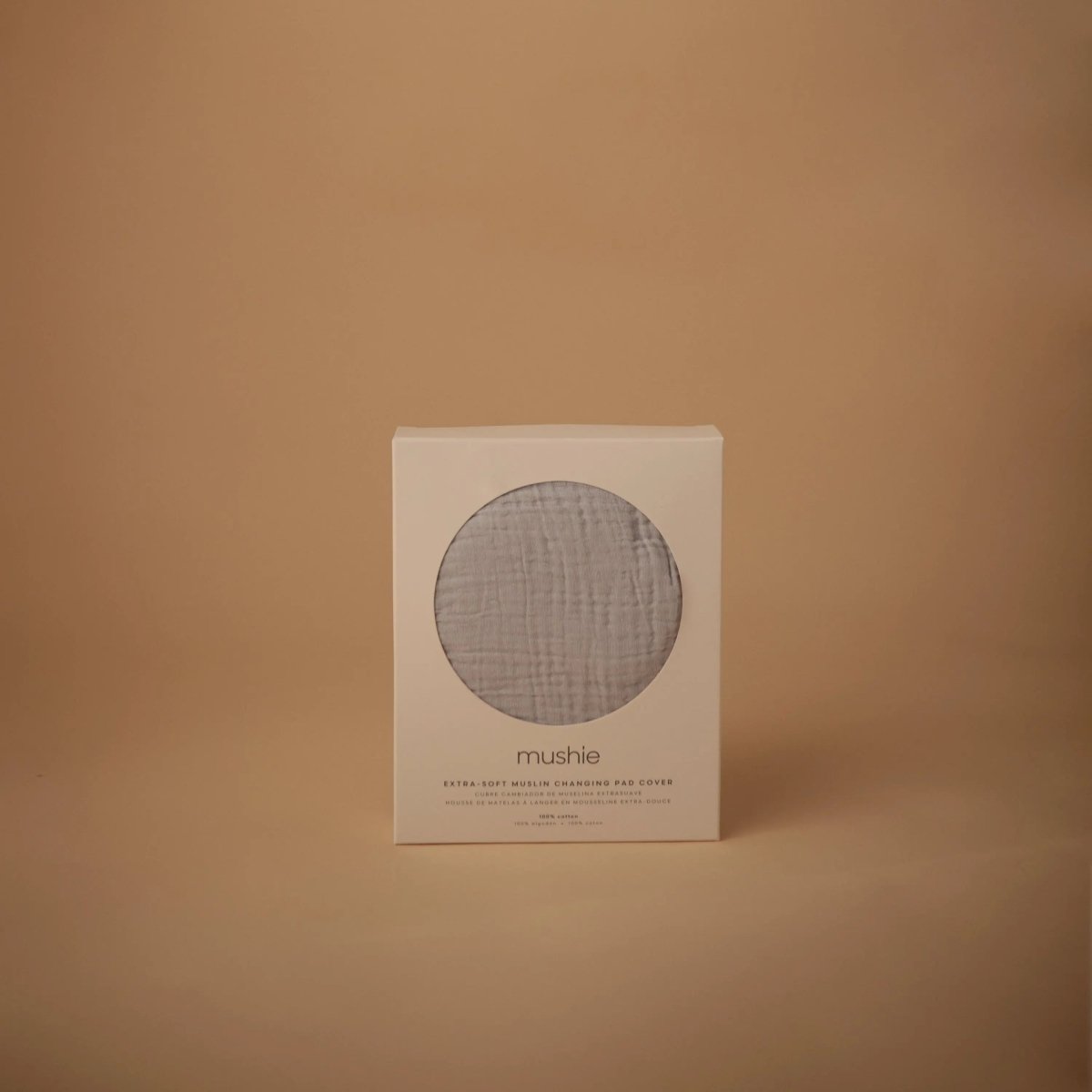 Mushie Extra Soft Muslin Changing Pad Cover 100 Percent Cotton Breathable and Cozy Design - Everetts Place Boutique - 