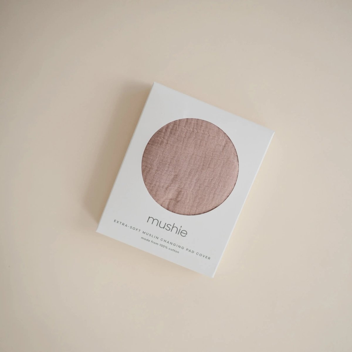 Mushie Extra Soft Muslin Changing Pad Cover 100 Percent Cotton Breathable and Cozy Design - Everetts Place Boutique - 