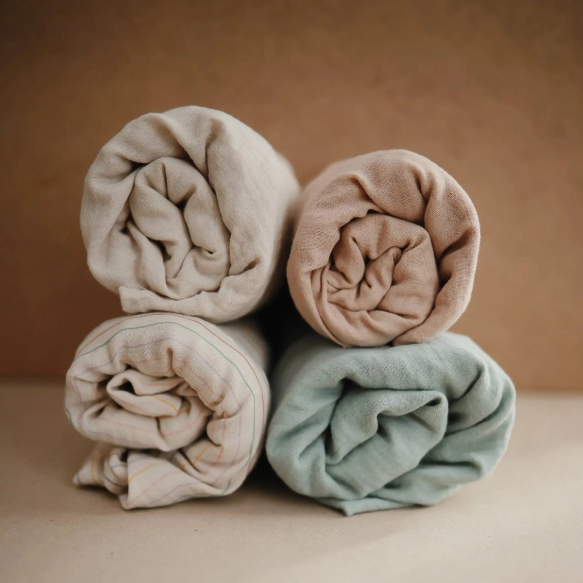 Mushie Extra Soft Muslin Changing Pad Cover 100 Percent Cotton Breathable and Cozy Design - Everetts Place Boutique - 