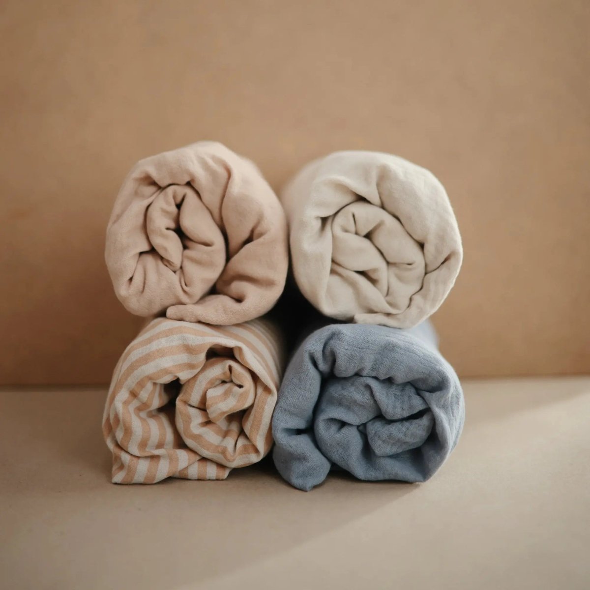 Mushie Extra Soft Muslin Changing Pad Cover 100 Percent Cotton Breathable and Cozy Design - Everetts Place Boutique - 