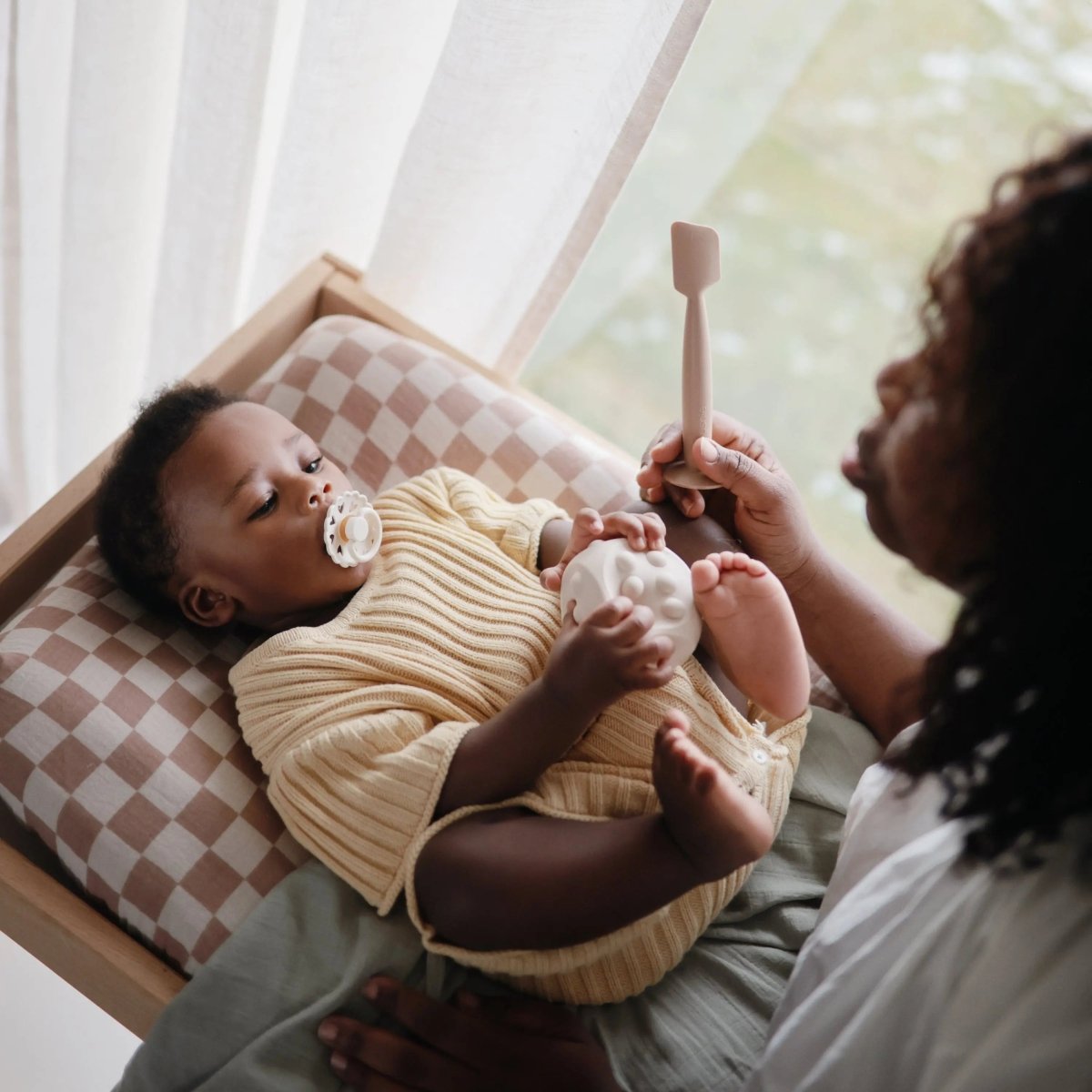 Mushie Extra Soft Muslin Changing Pad Cover 100 Percent Cotton Breathable and Cozy Design - Everetts Place Boutique - 