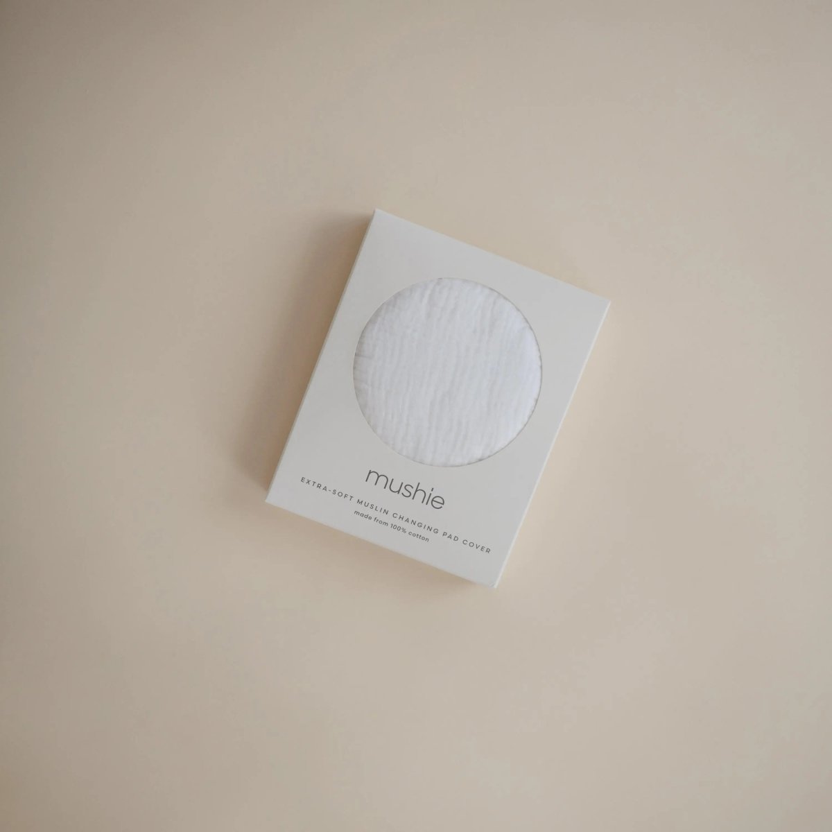 Mushie Extra Soft Muslin Changing Pad Cover 100 Percent Cotton Breathable and Cozy Design - Everetts Place Boutique - 