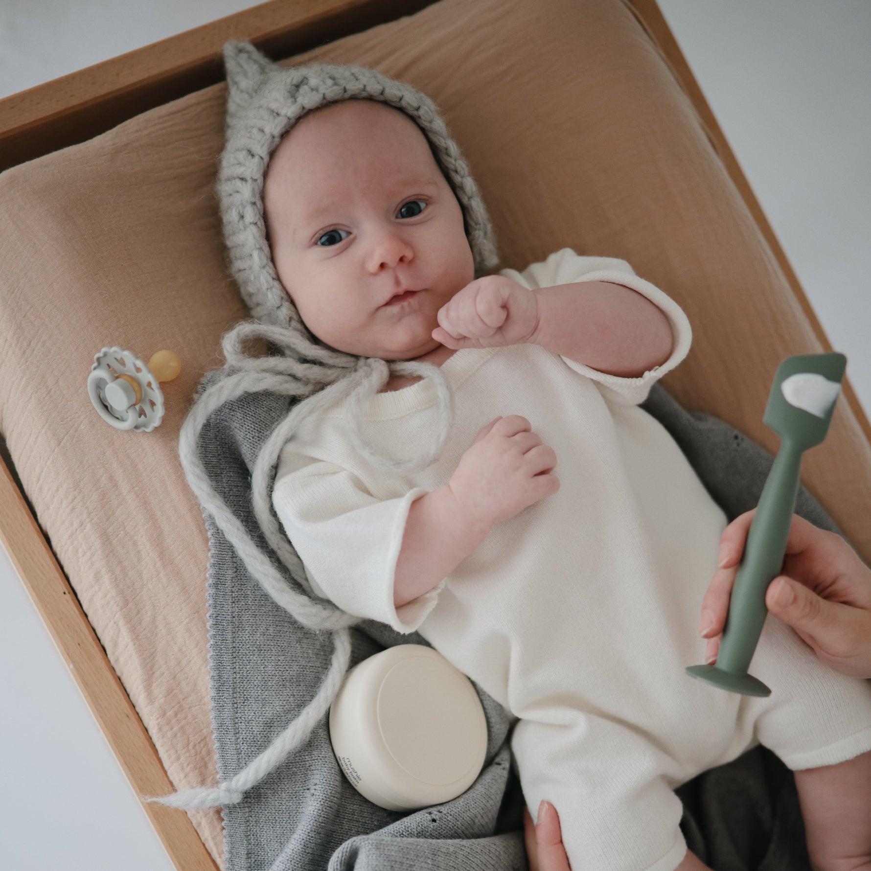 Mushie Extra Soft Muslin Changing Pad CoverEveretts Place