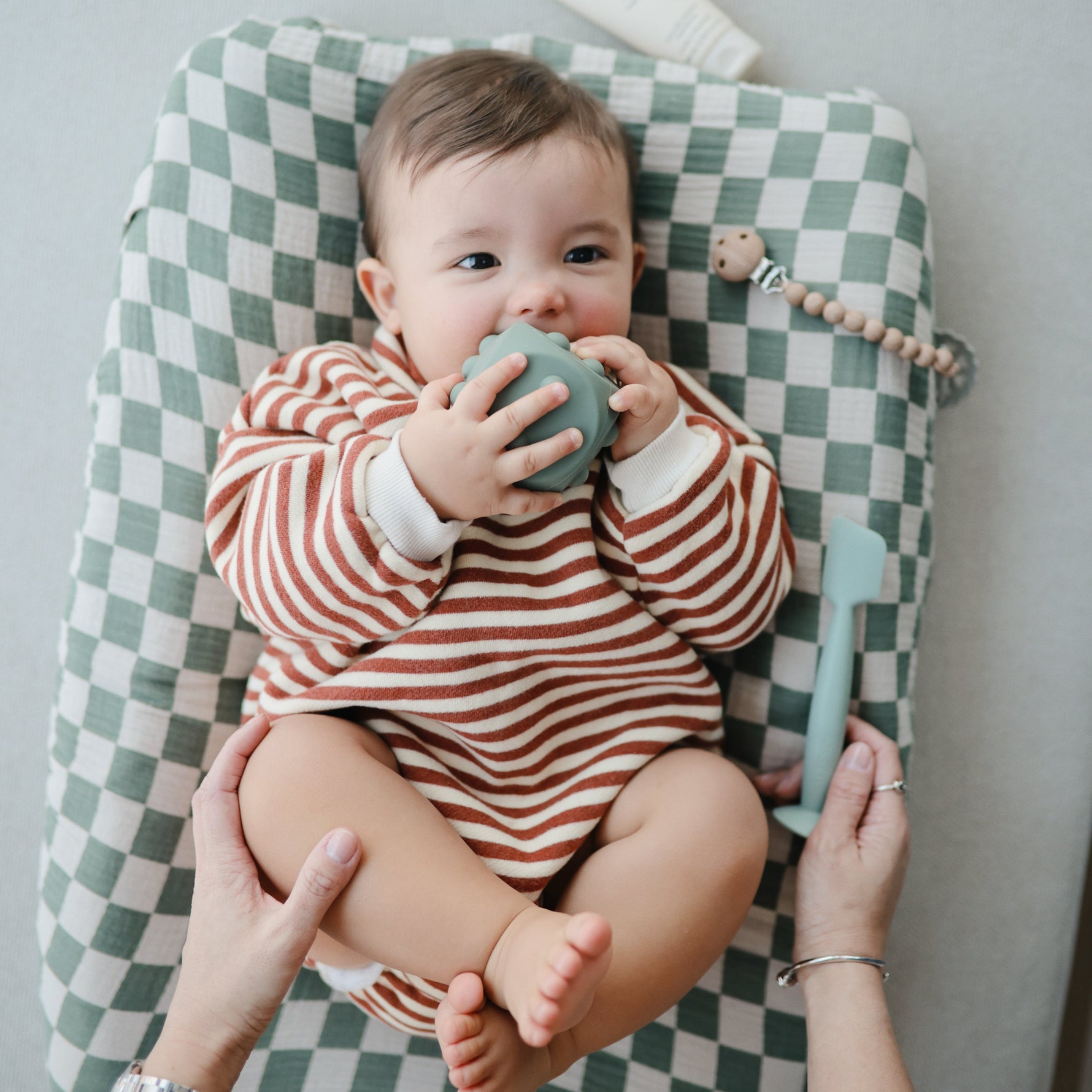 Mushie Extra Soft Muslin Changing Pad CoverEveretts Place