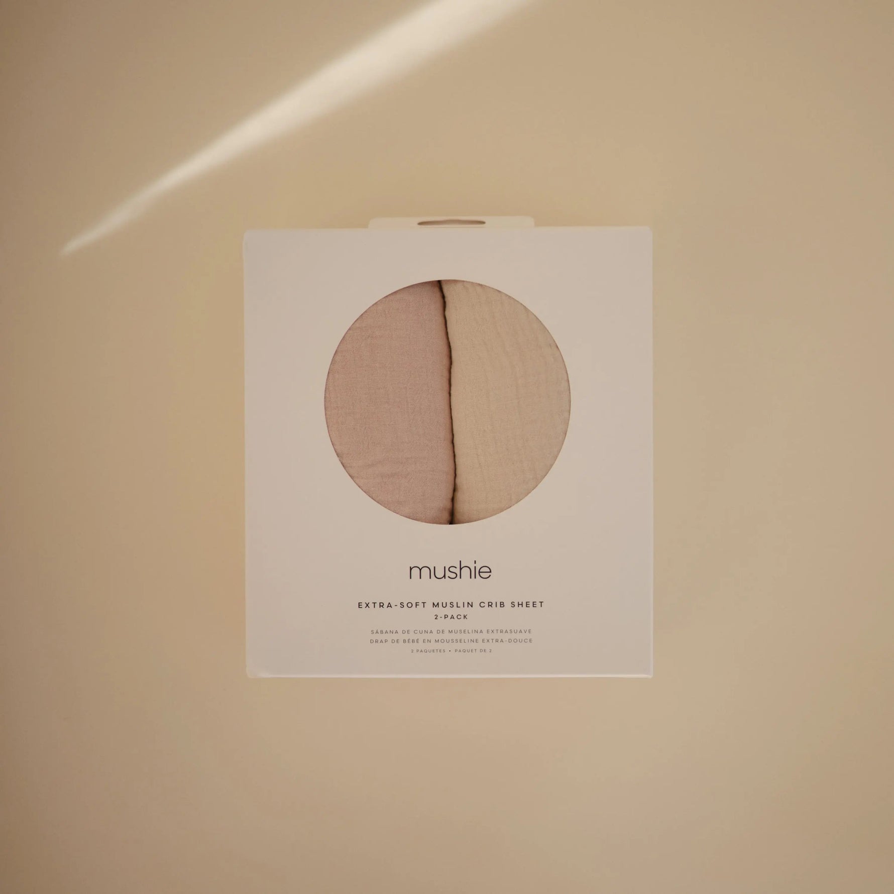 Mushie Extra Soft Muslin Crib Sheet - 2 Pack - 
