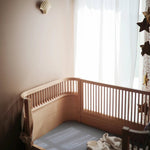 Mushie Extra Soft Muslin Crib Sheet for Baby 100% Cotton Breathable and Cozy - 