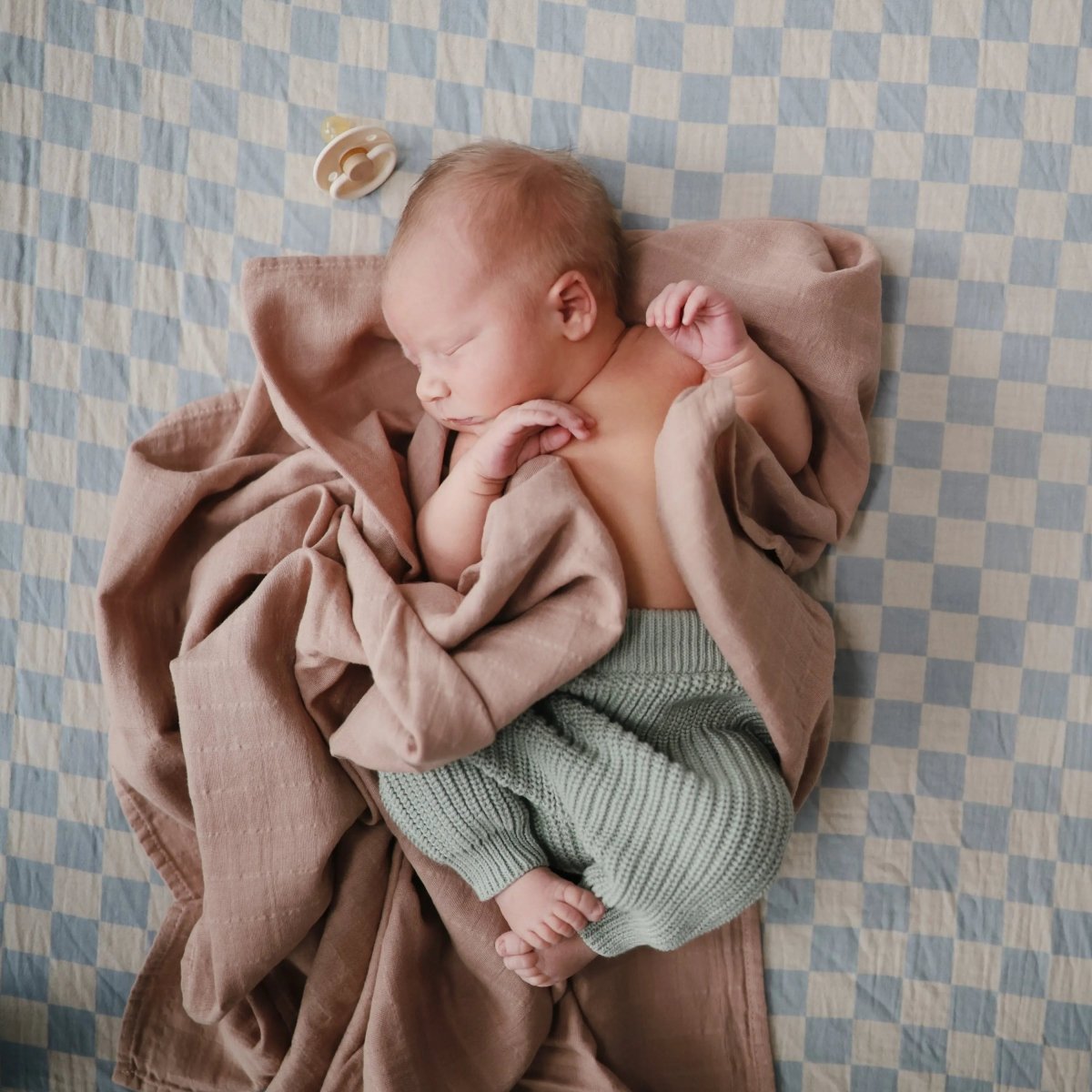 Mushie Extra Soft Muslin Crib Sheet for Baby 100% Cotton Breathable and Cozy - 