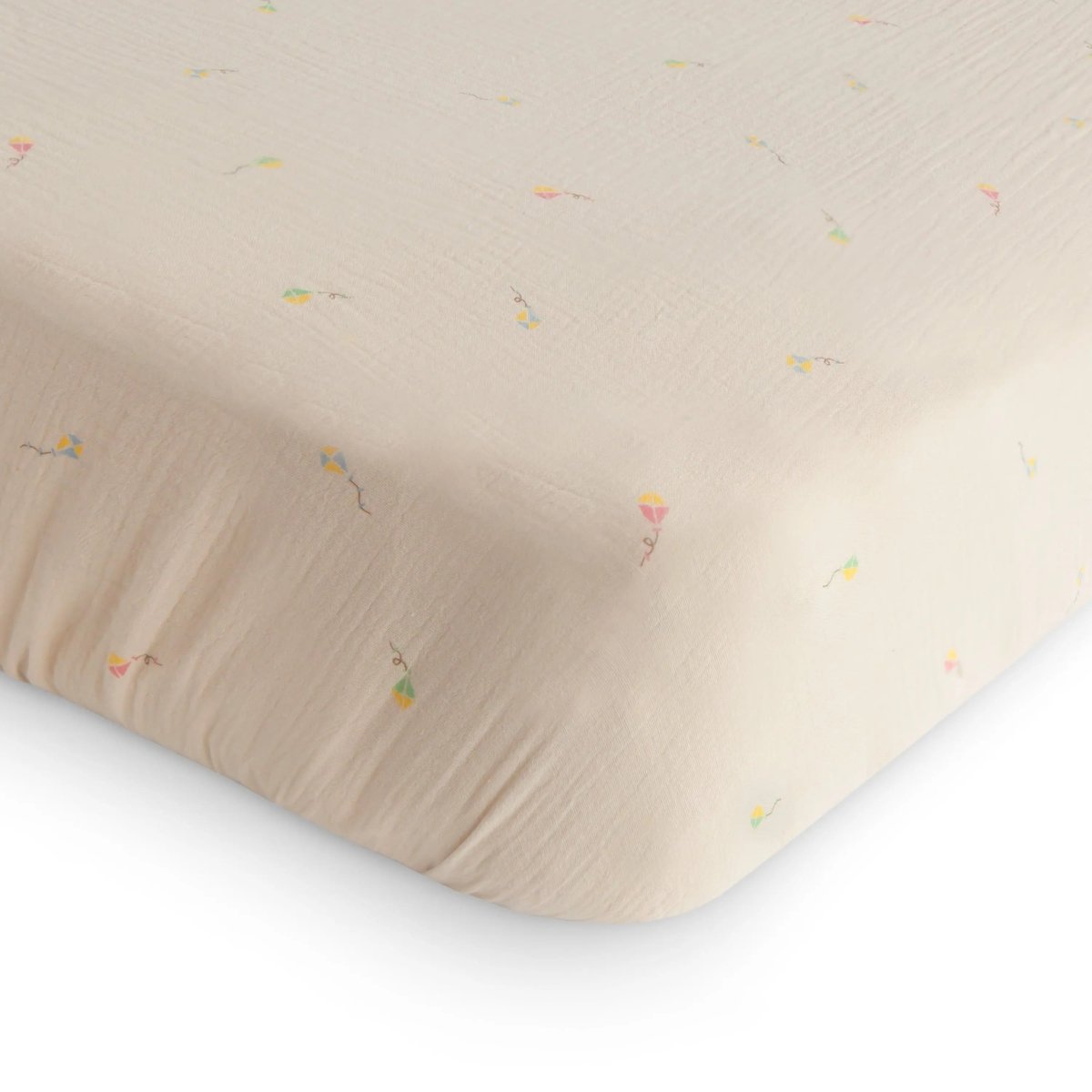 Mushie Extra Soft Muslin Crib Sheet for Baby 100% Cotton Breathable and Cozy - 