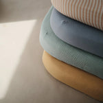 Mushie Extra Soft Muslin Crib Sheet for Baby 100% Cotton Breathable and Cozy - 