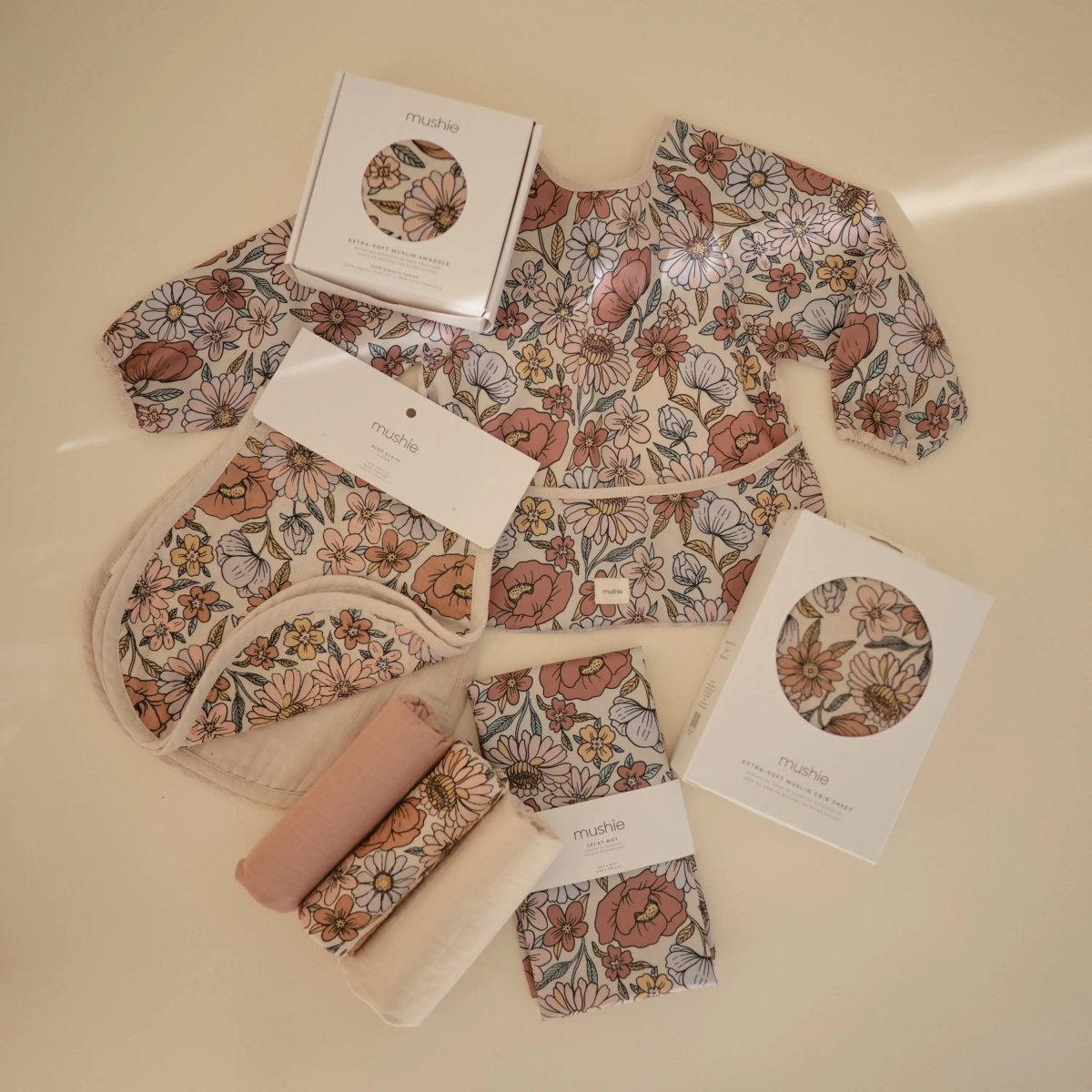 Mushie Extra Soft Muslin Crib Sheet for Baby 100% Cotton Breathable and Cozy - 