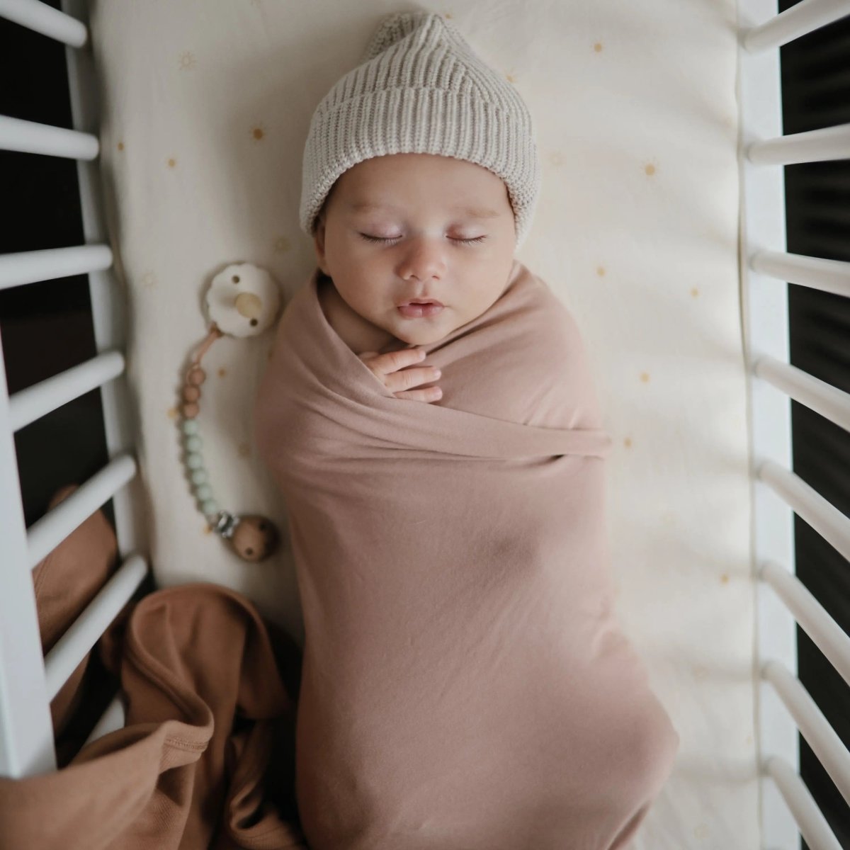 Mushie Extra Soft Muslin Crib Sheet for Baby 100% Cotton Breathable and Cozy - 