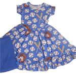 Dragonfly Dreams Bamboo Eye On The Ball Twirl Dress with Pockets & Shorts Set