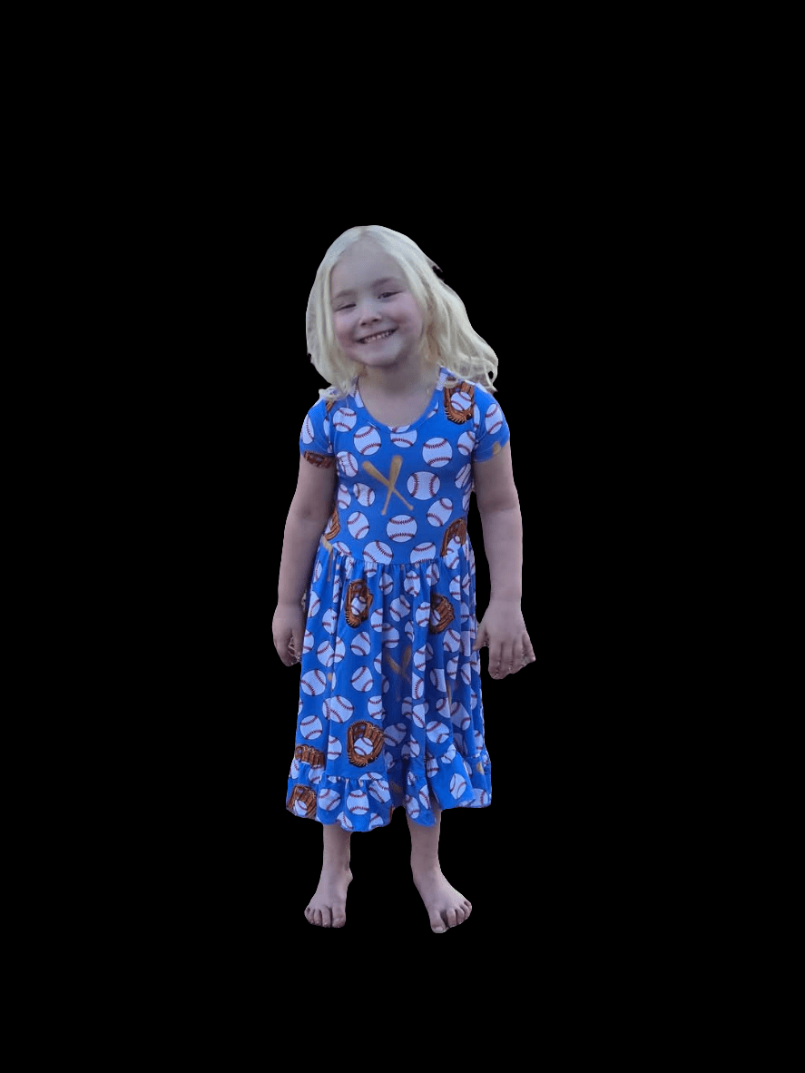 Dragonfly Dreams Bamboo Eye On The Ball Twirl Dress with Pockets & Shorts Set