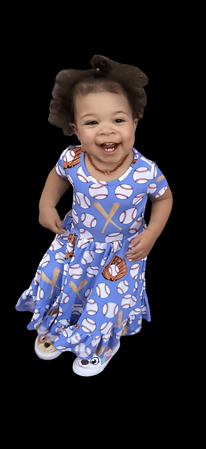 Dragonfly Dreams Bamboo Eye On The Ball Twirl Dress with Pockets & Shorts Set