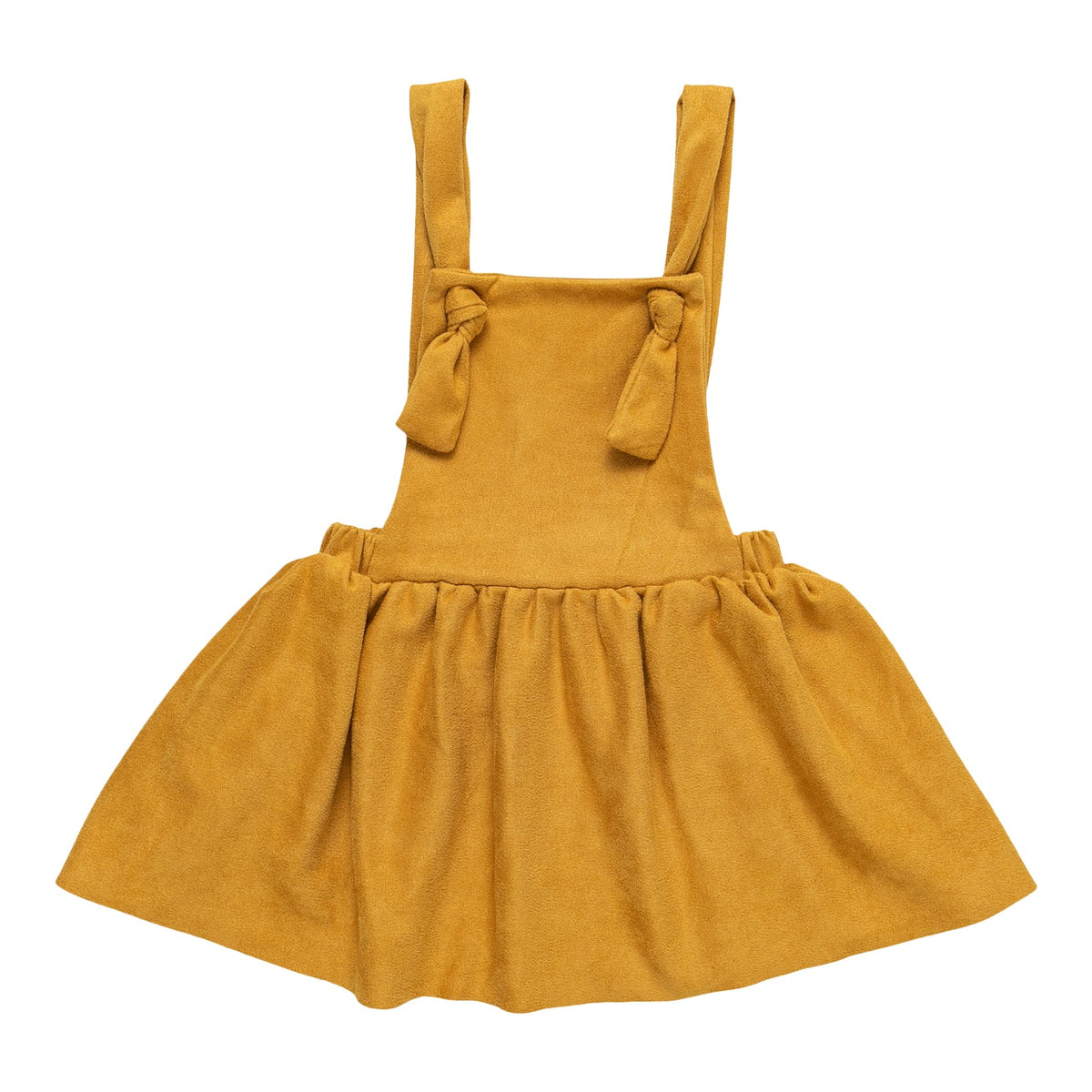 Mustard Faux Suede Pinafore by Mila & Rose ®
