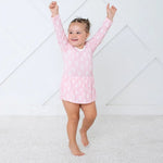 Bestaroo Fairies Bodysuit Dress For Baby Girls Bamboo Soft Long Sleeve - 