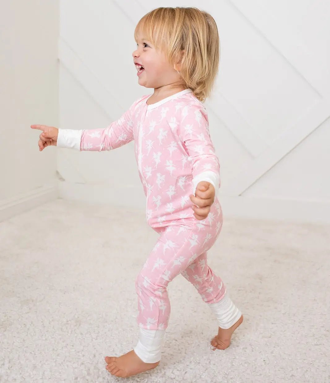 Bestaroo Fairies Convertible Coverall Bamboo Viscose Footed To Footless Two Way Zippers - 