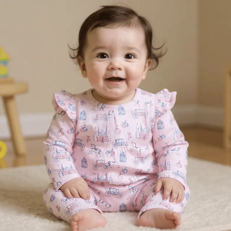 Sweet Bamboo Fairy Godmother Flutter Sleeve Romper - 