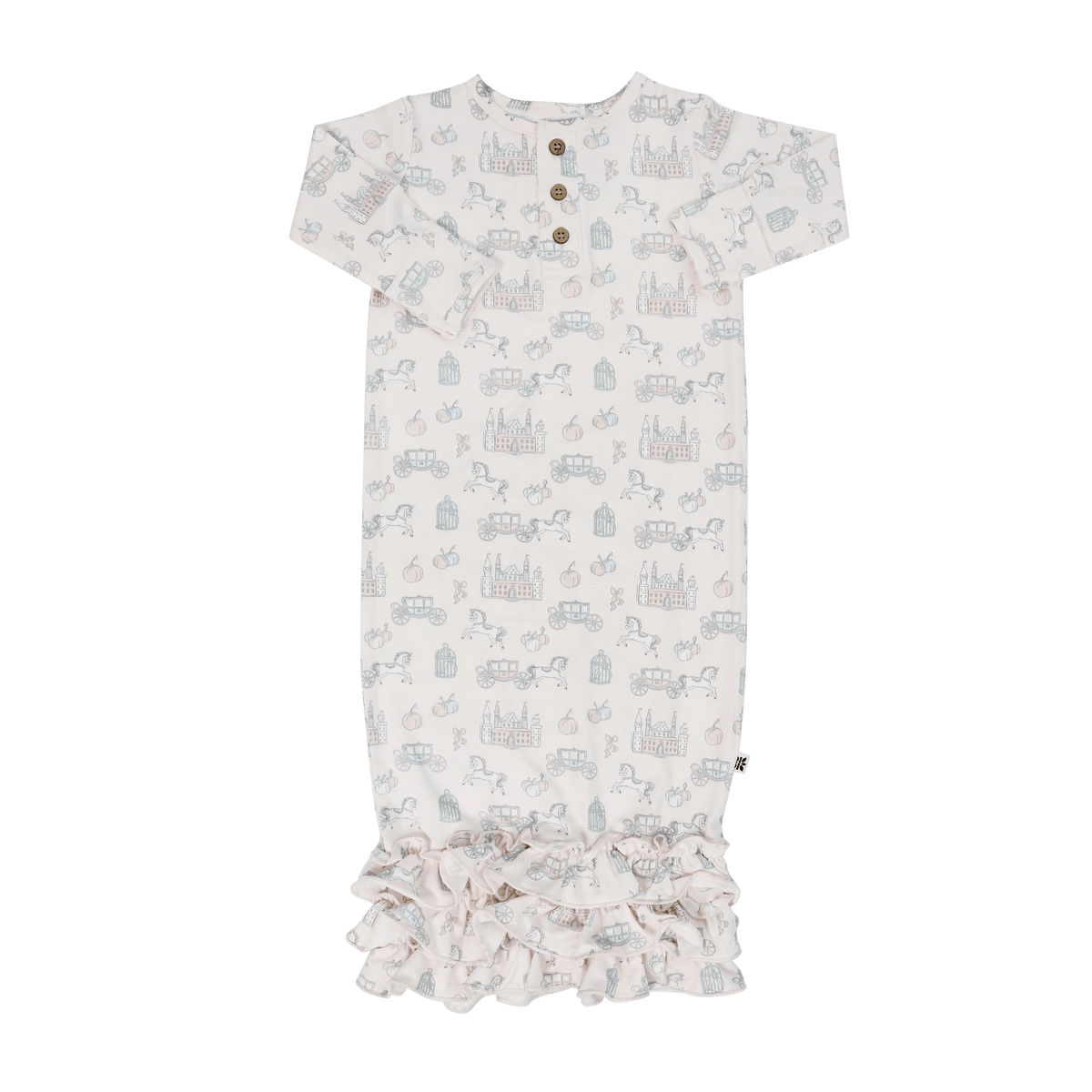Sweet Bamboo Fairy Godmother Ruffle Gown - 