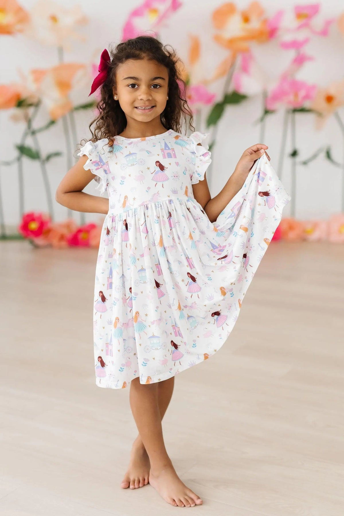 Mila & Rose ® Fairy Princess Flutter Sleeve Twirl Dress - 