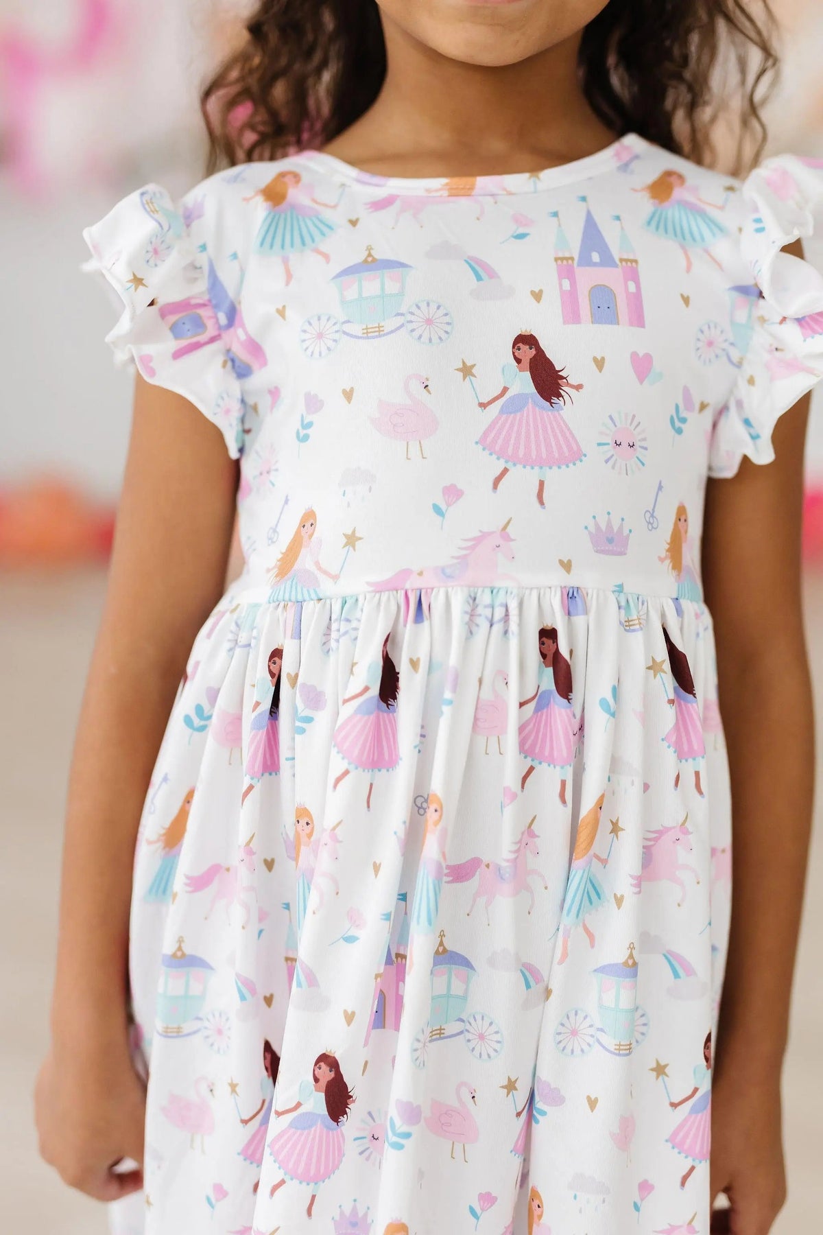 Mila & Rose ® Fairy Princess Flutter Sleeve Twirl Dress - 