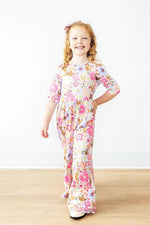 Mila & Rose ® Fall Botanicals Wide Leg Jumpsuit - 