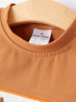 Rylee Faith Designs Fall Boys Thanksgiving Smocking Embroidered Brown Plaid Outfit Set - 