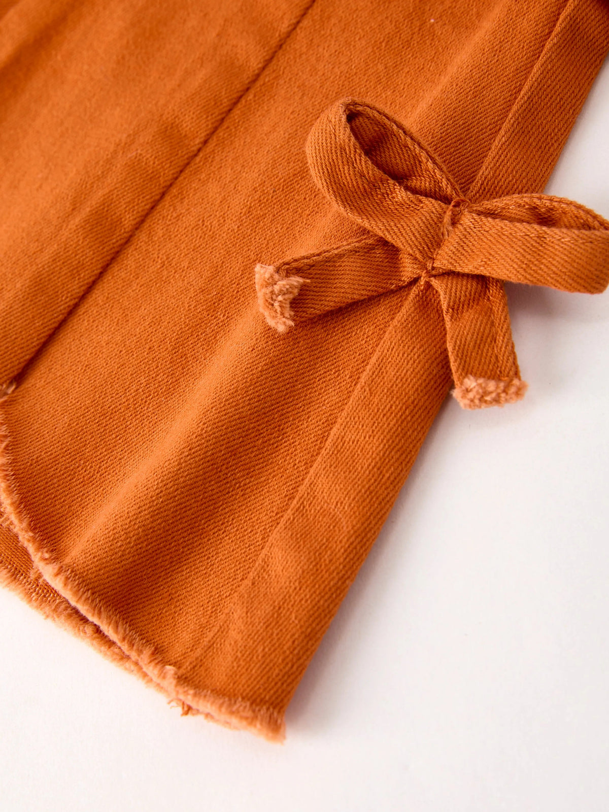 Rylee Faith Designs Fall Halloween And Thanksgiving Bow Bell Bottoms With Bow - 