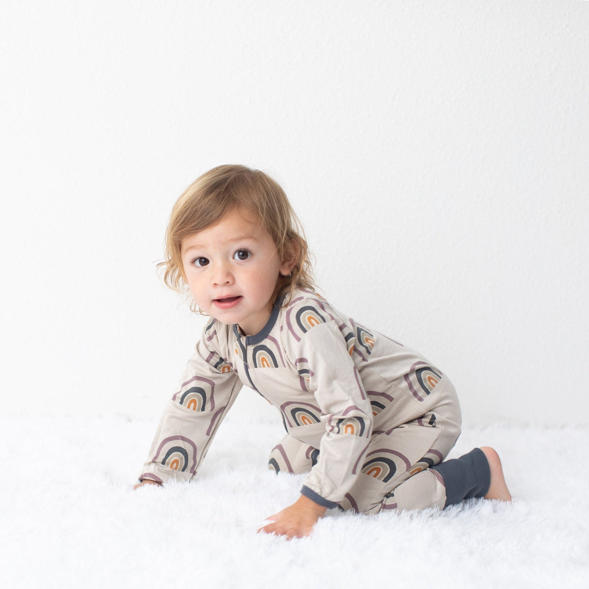 Fall Rainbow Romper by Bestaroo