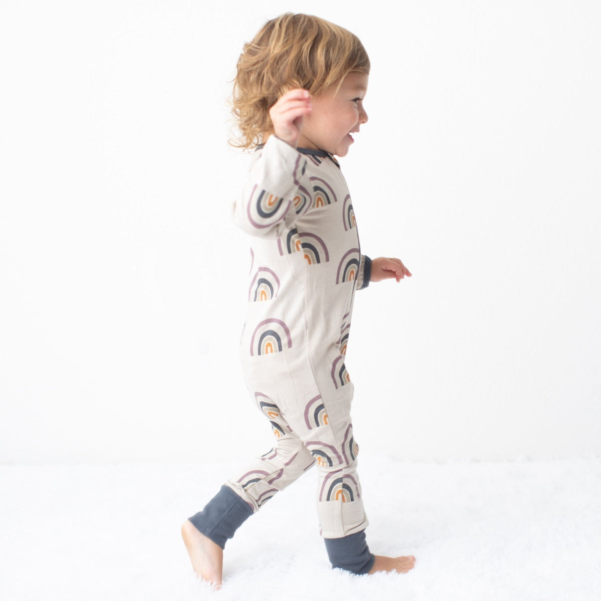 Fall Rainbow Romper by Bestaroo