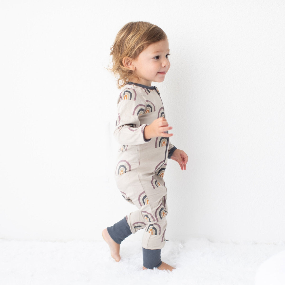 Fall Rainbow Romper by Bestaroo