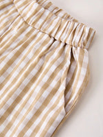 Rylee Faith Designs Fall Thanksgiving Plaid Chick Embroidery Smocking Boys Set - 