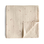 Organic Cotton Muslin Swaddle Blanket by Mushie