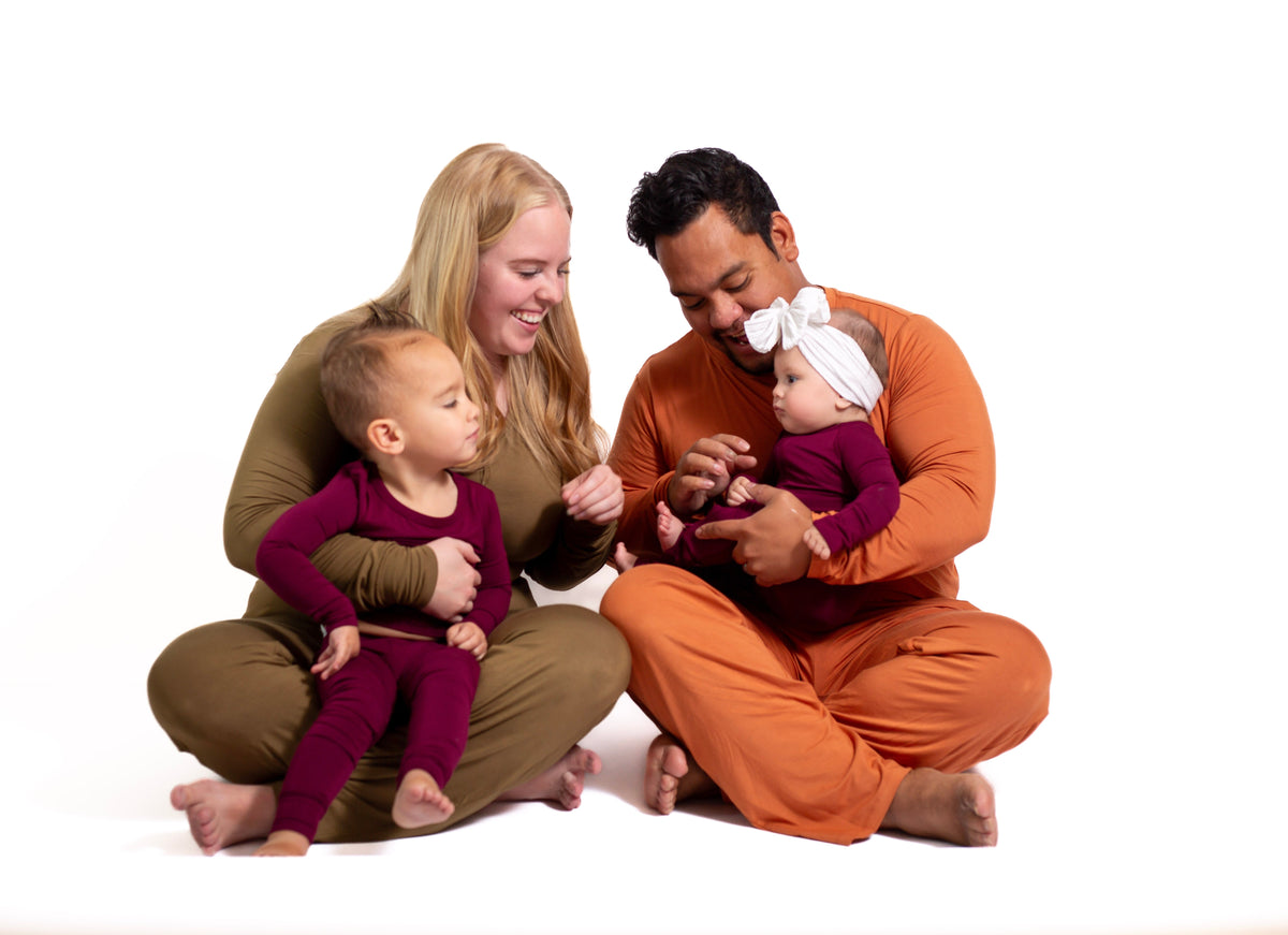 Maroon Bamboo 2-Piece Pajamas | Soft & Breathable Sleepwear by Rayn’s Tiny Stitches