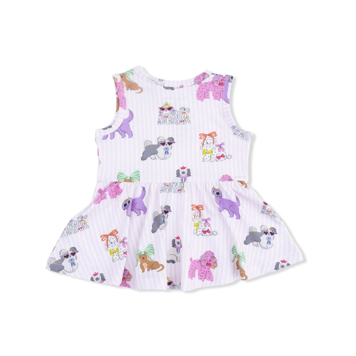 Angel Dear Fancy Dogs - Peplum Tank Top and Bike Short - 