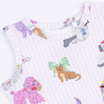 Angel Dear Fancy Dogs - Peplum Tank Top and Bike ShortEveretts Place