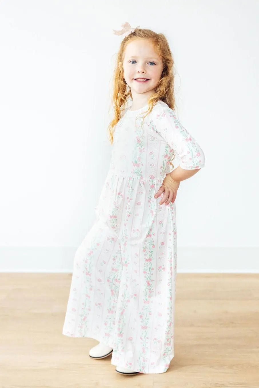 Mila & Rose ® Fancy Florals Wide Leg Jumpsuit - 