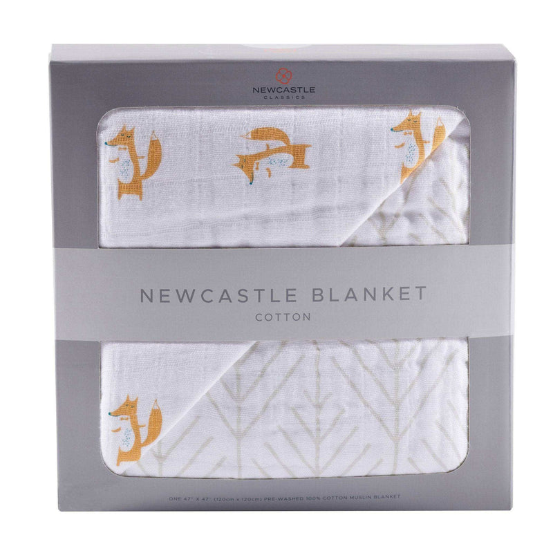 Fancy Fox and Forrest Arrow Cotton Muslin Blanket - Everetts Place: Online Boutique - Blankets & Pillows