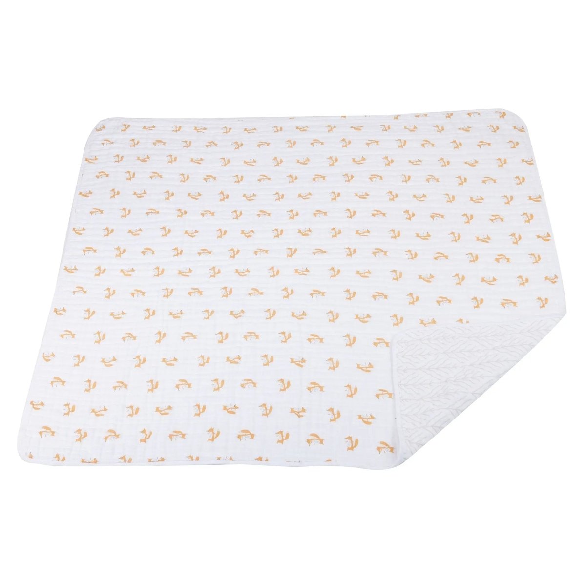 Newcastle Classics Fancy Fox Cotton Muslin Newcastle Blanket with Breathable Softness for Babies - 