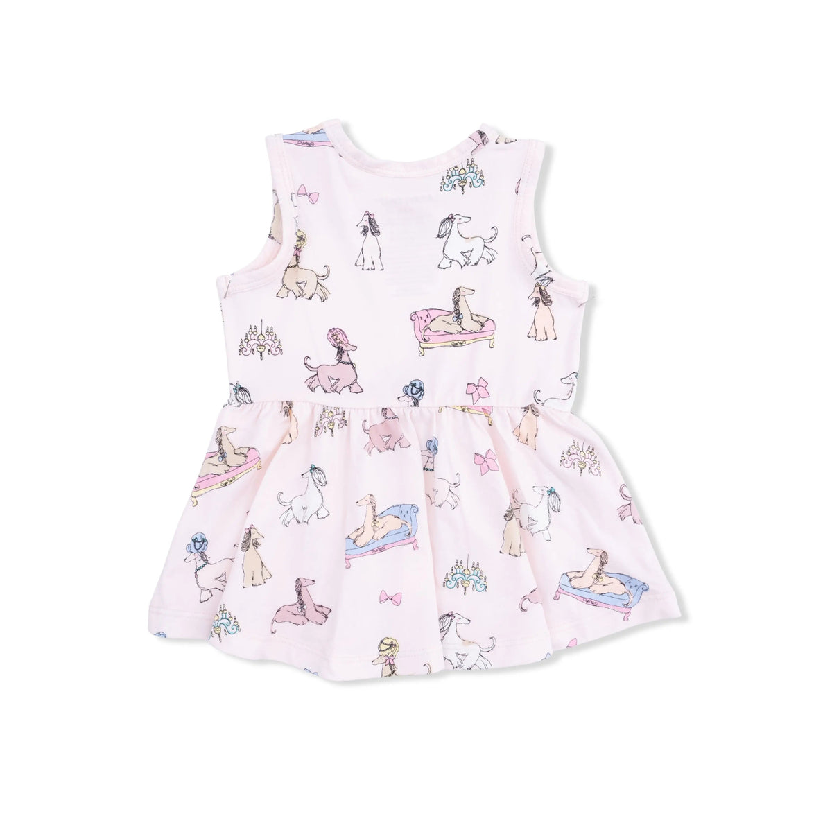 Angel Dear Fancy Hounds with Bows - Peplum Tank Top and Bike Short - 