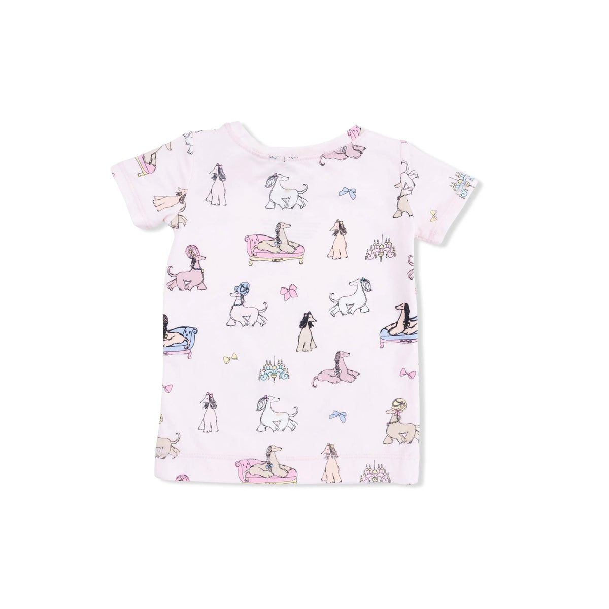 Angel Dear Fancy Hounds with Bows - Short Sleeve Loungewear Set - 